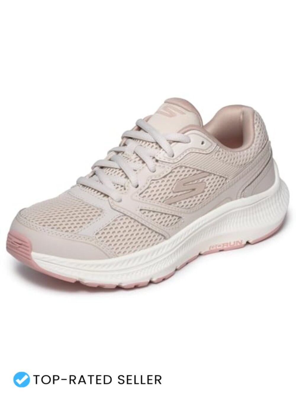 Skechers Go Run Consistent 2.0 Lightweight Running Sneaker Mesh Leather